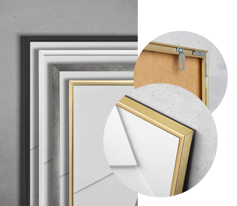 Frames - Alu Frame - Matt Black - CHICURA COPENHAGEN
