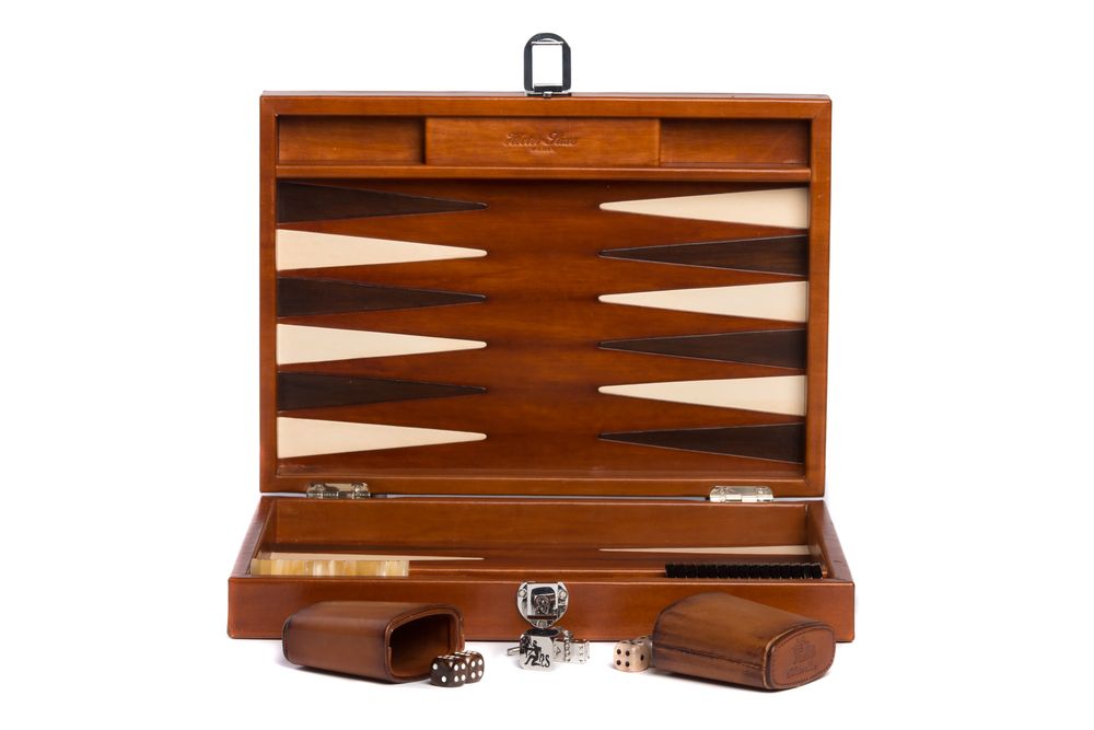 Petite maroquinerie - Backgammon médium I Cuir Patiné - HECTOR SAXE PARIS DEPUIS 1978