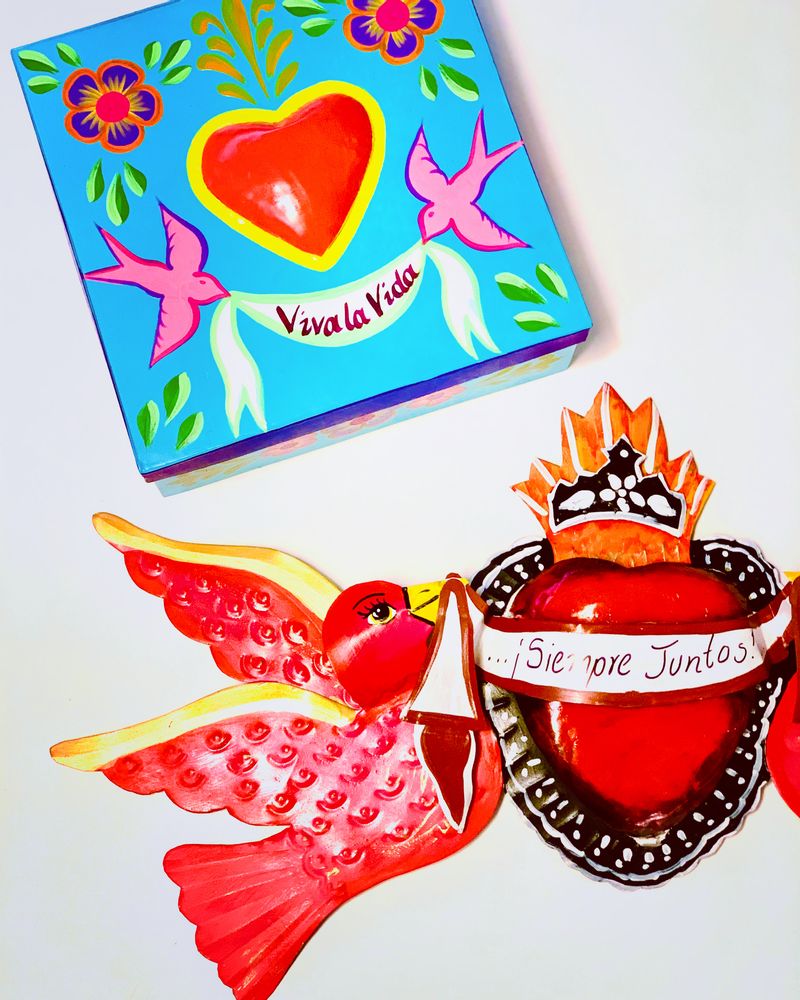 Other wall decoration - Maxi Wall Decoration Guirnalda Palomas “Siempre Juntos” - PINK PAMPAS
