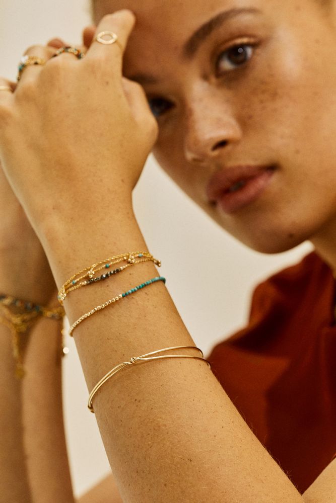 Jewelry - Queen bracelet bicolor - YAY PARIS