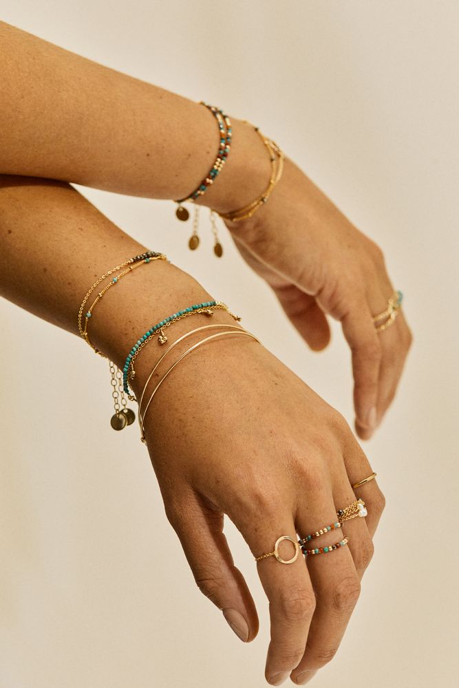 Jewelry - Queen bracelet bicolor - YAY PARIS