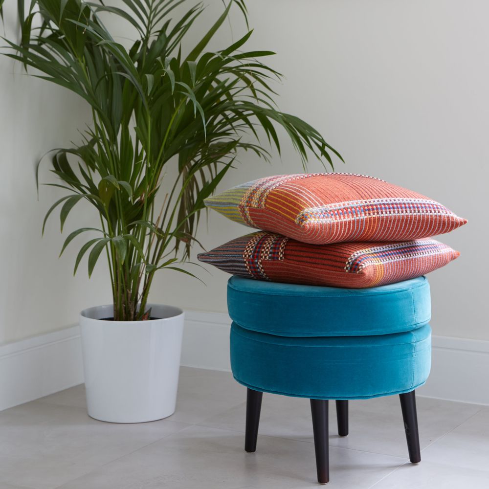 Fabric cushions - Pinstripe Cushion Beatrix - WALLACE SEWELL