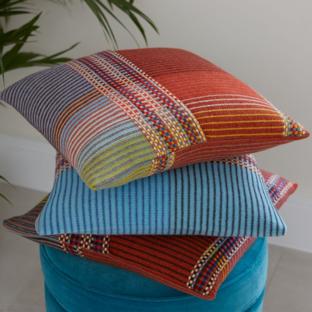 Fabric cushions - Pinstripe Cushion Beatrix - WALLACE SEWELL