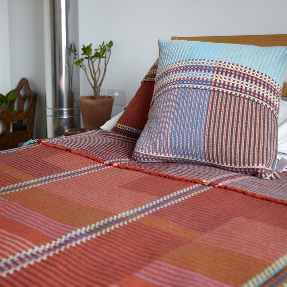 Fabric cushions - Pinstripe Cushion Beatrix - WALLACE SEWELL