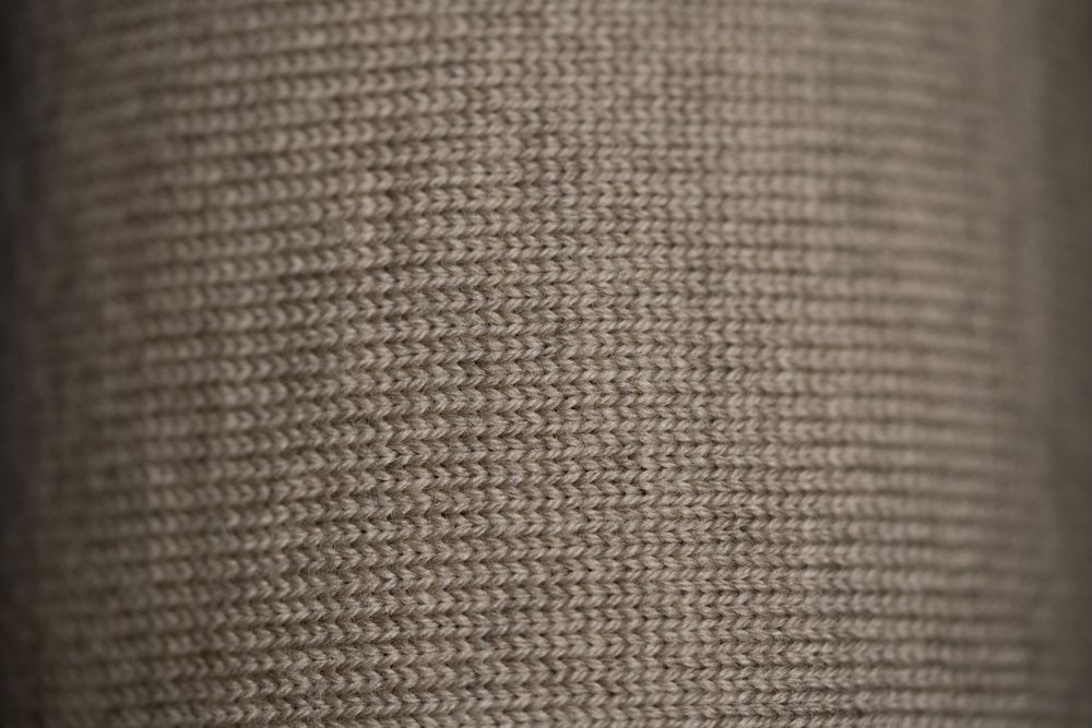 Throw blankets - Blanket Merino Wool Extrafine Mottled beige - LA MAISON DE LA MAILLE