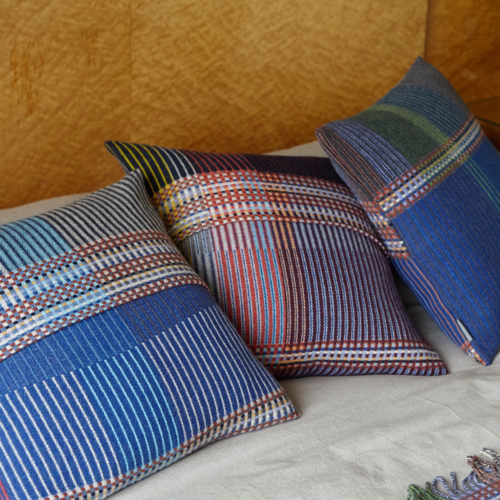 Fabric cushions - Pinstripe Cushion Calvert - WALLACE SEWELL