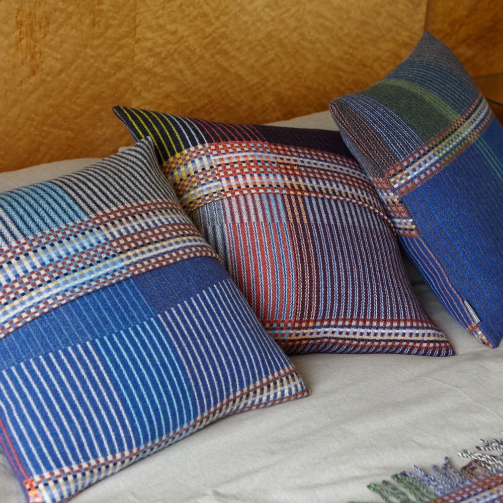 Fabric cushions - Pinstripe Cushion Calvert - WALLACE SEWELL
