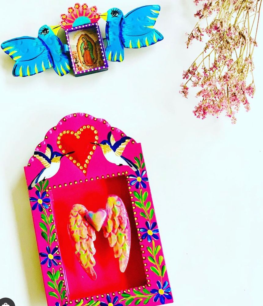 Objets de décoration - Niche décorative Colibri Liberty XL - PINK PAMPAS