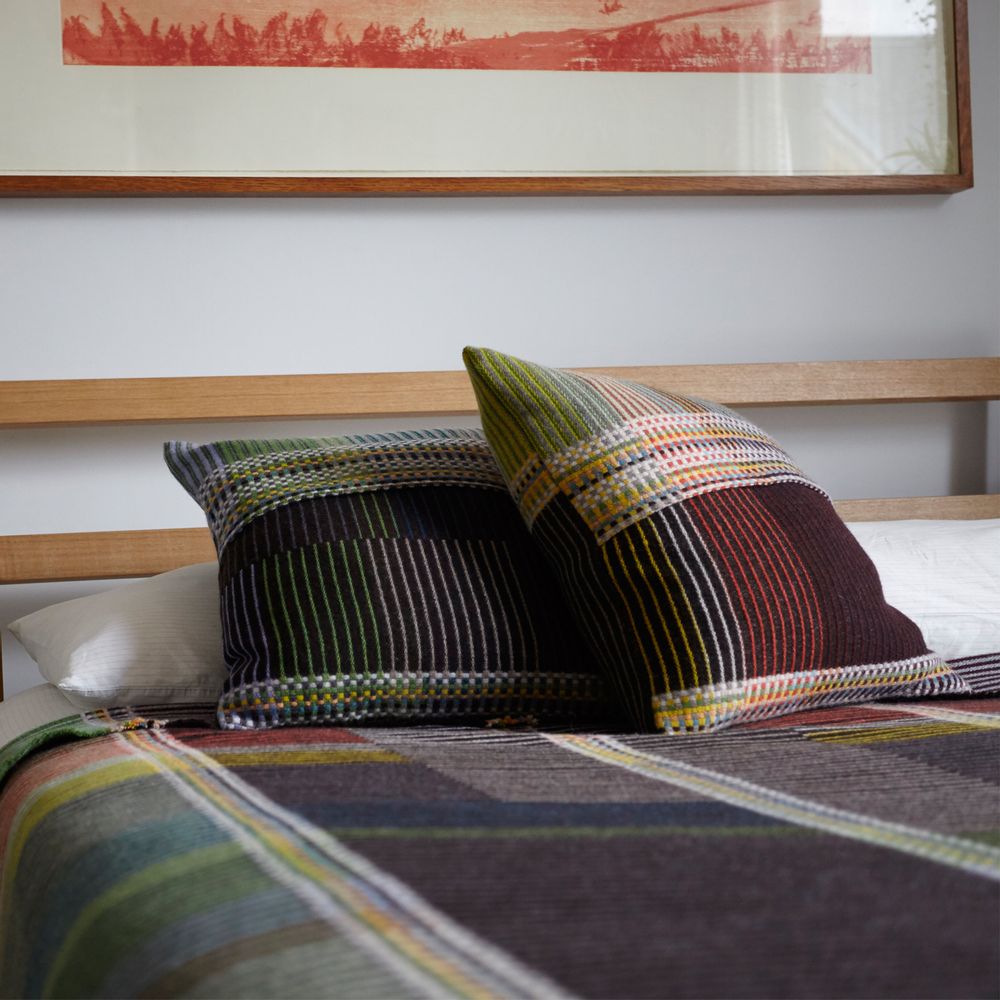 Fabric cushions - Pinstripe Cushion Florence - WALLACE SEWELL