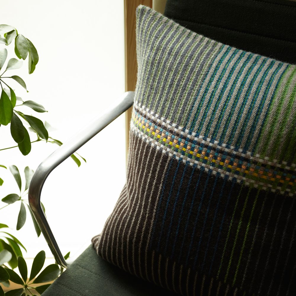 Fabric cushions - Pinstripe Cushion Florence - WALLACE SEWELL
