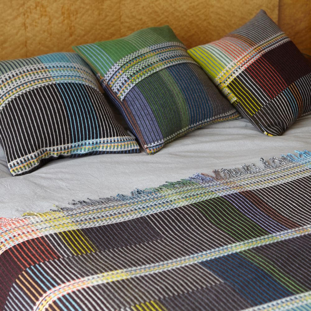 Fabric cushions - Pinstripe Cushion Florence - WALLACE SEWELL