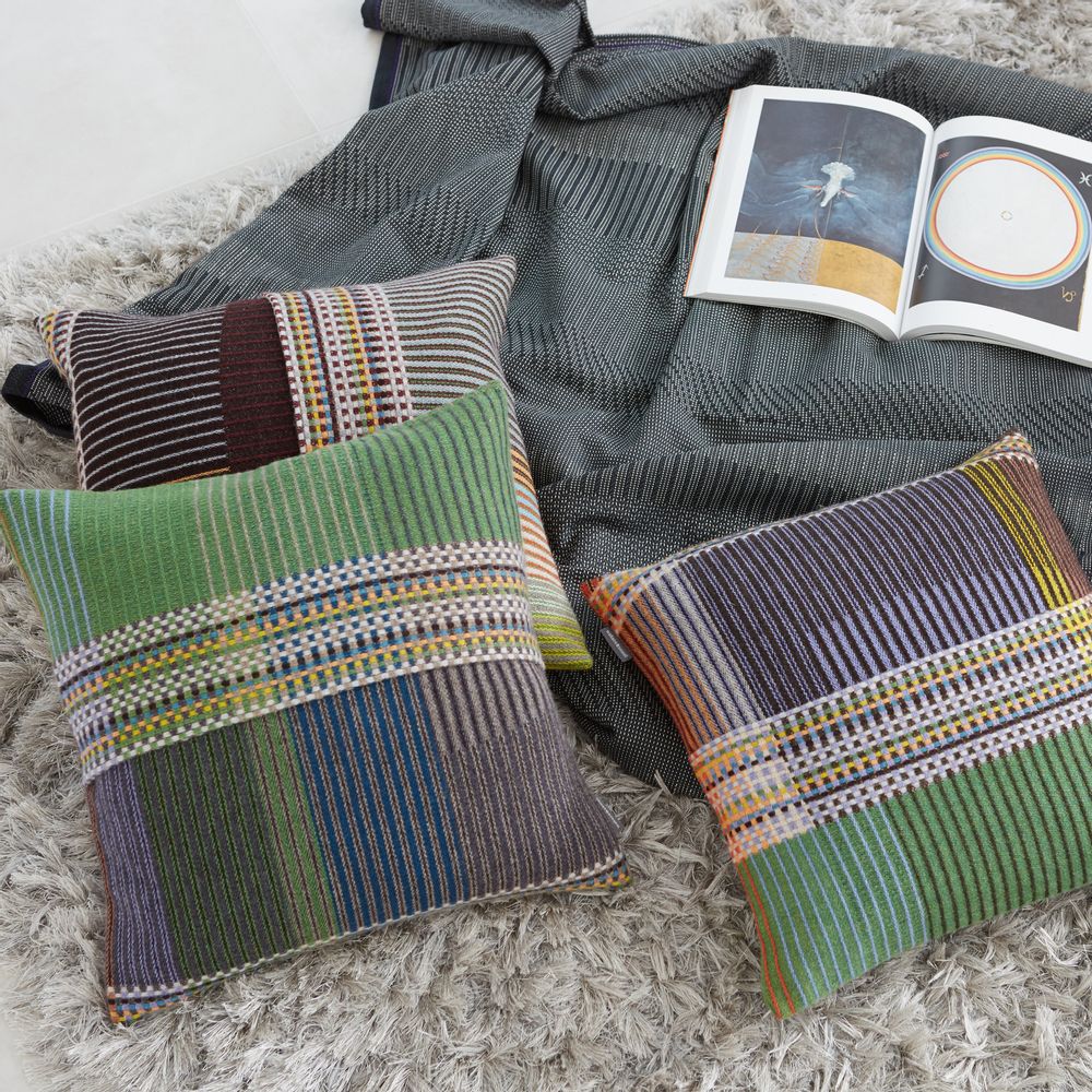 Fabric cushions - Pinstripe Cushion Florence - WALLACE SEWELL