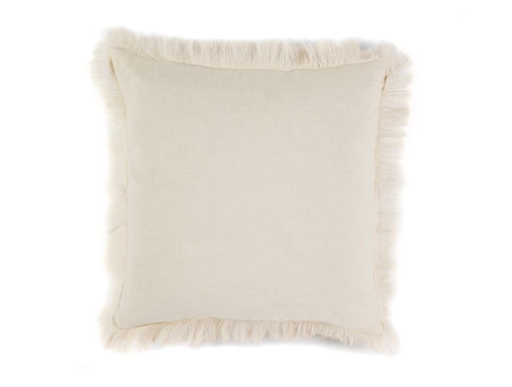 Coussins textile - Mahé ivoire Coussin lin 45x45 cm AX21083 - ANDREA HOUSE