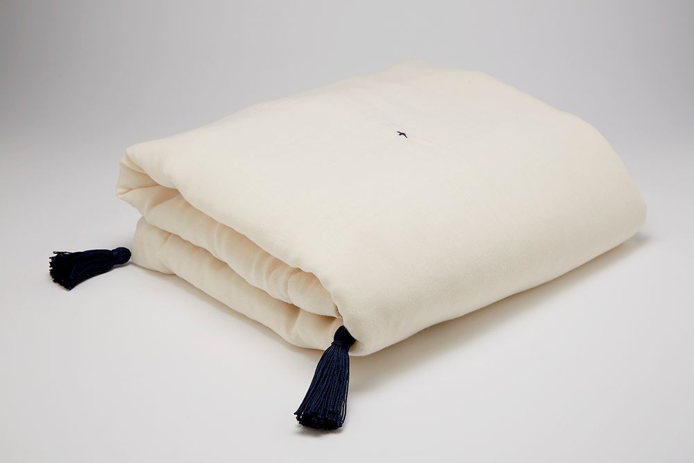 Linge de lit - MARILOU - Couverture ouatinée en double gaze de coton bio - BIHAN