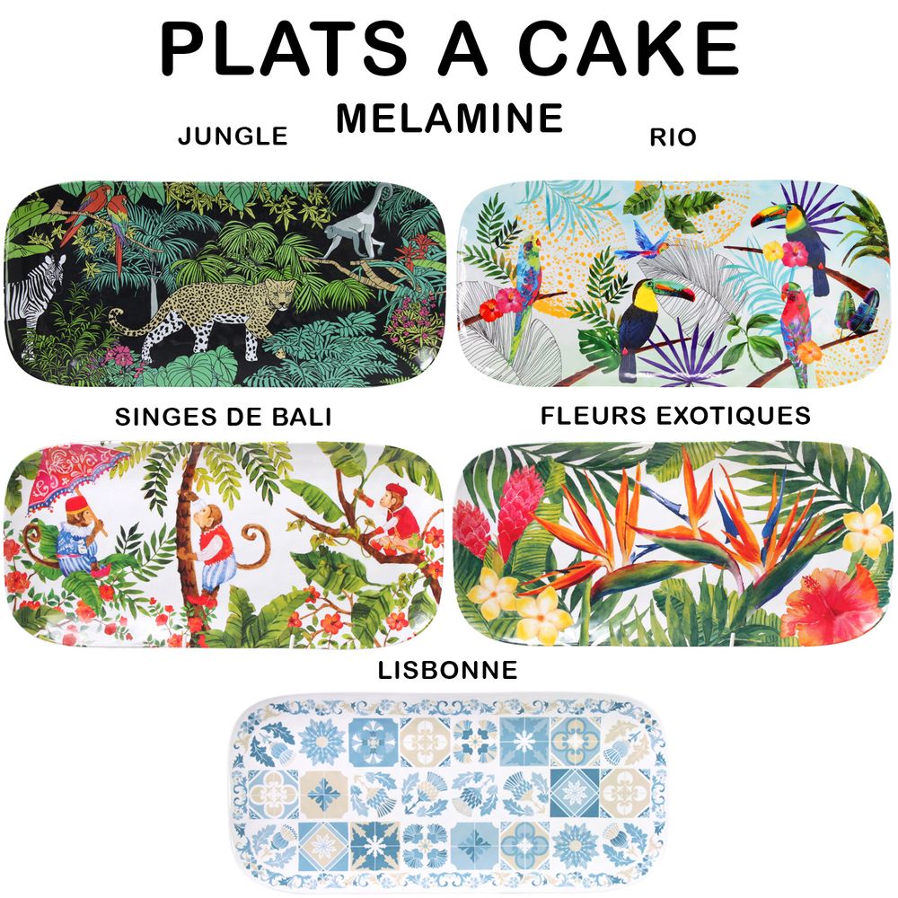 Plats et saladiers - Plats mélamine - LES JARDINS DE LA COMTESSE