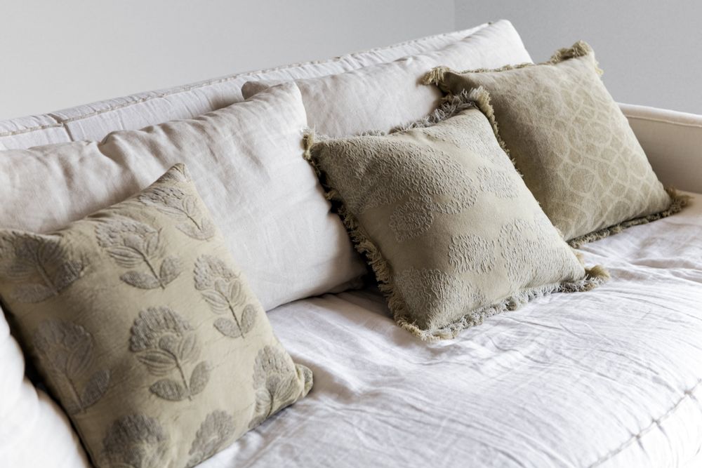 Coussins textile - Dalia coussin coton 45x45 cm AX21088 - ANDREA HOUSE