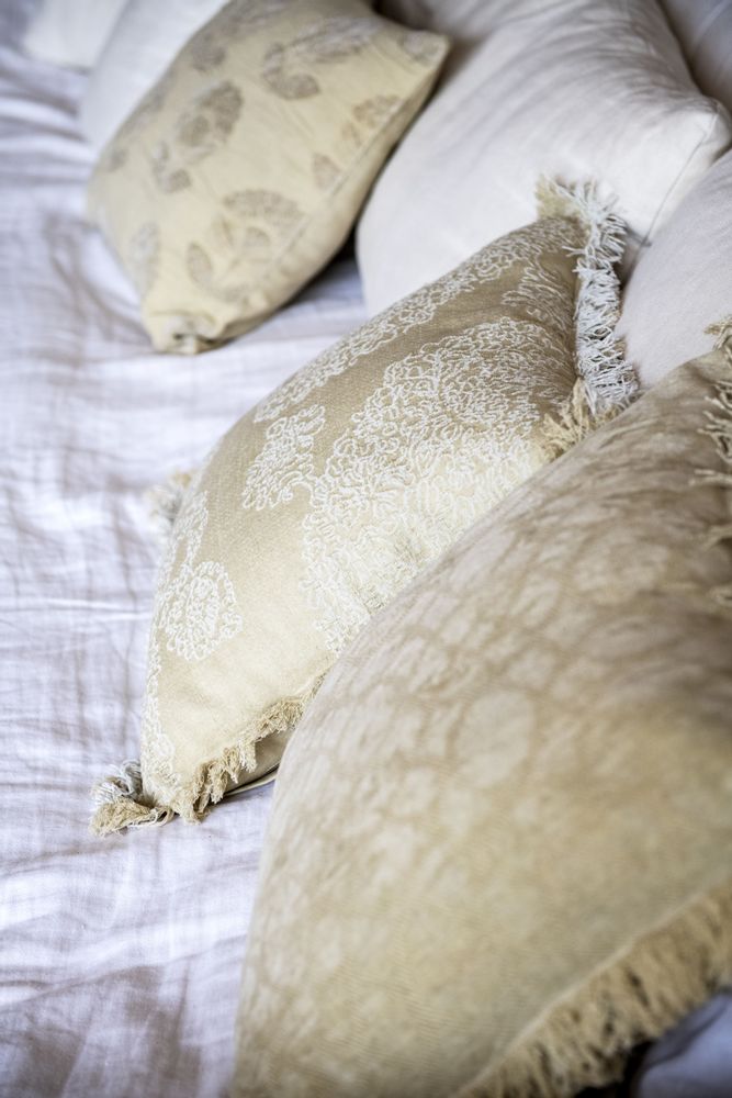 Coussins textile - Dalia coussin coton 45x45 cm AX21088 - ANDREA HOUSE