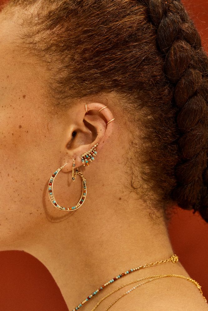 Jewelry - Queen hoops earrings - YAY PARIS
