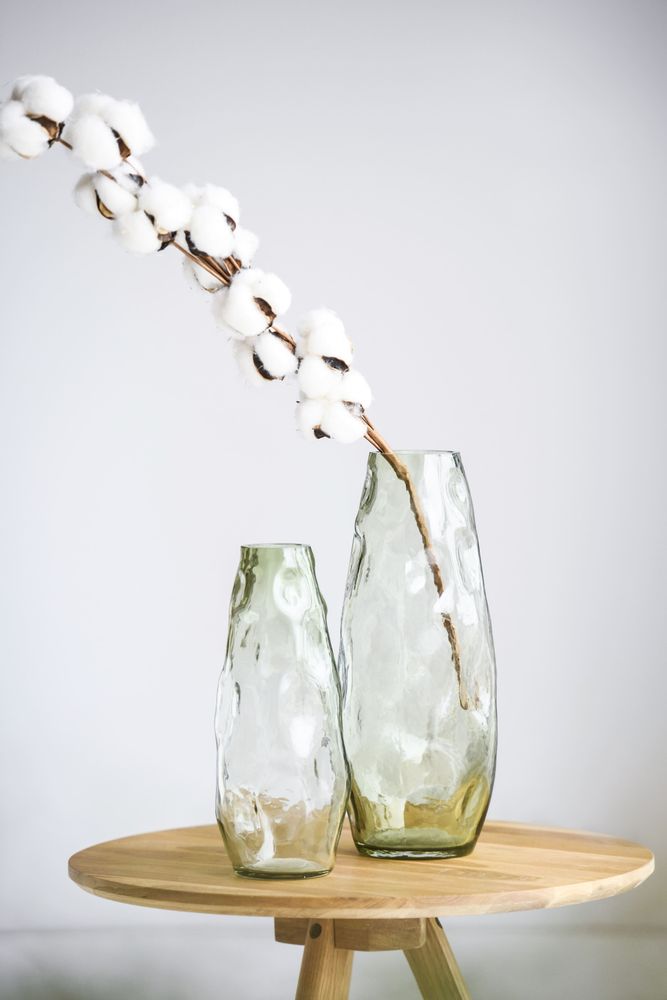 Vases - Serenity vase en verre vert clair Ø11.5x28 cm CR21105 - ANDREA HOUSE