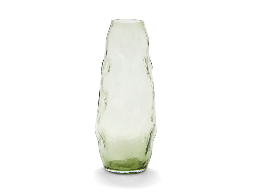 Vases - Serenity vase en verre vert clair Ø15x34.5 cm CR21106 - ANDREA HOUSE