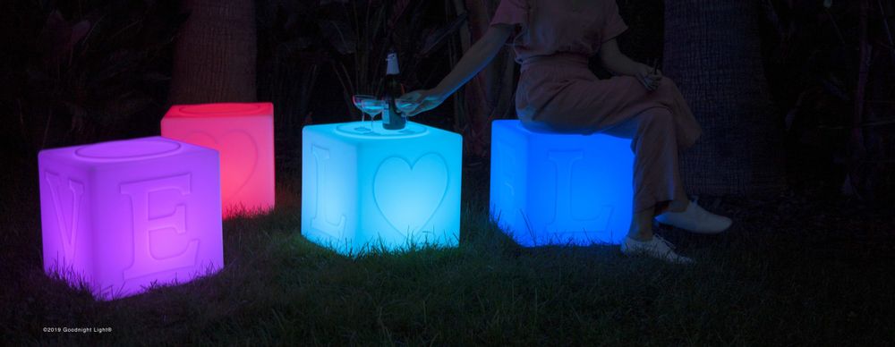 Éclairages encastrables pour jardin - THE LOVE LAMP - MADE IN SPAIN - GOODNIGHT LIGHT