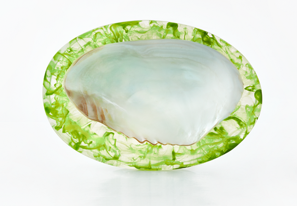 Gifts - Resin with Shell Caviar Dish - LILY JULIET