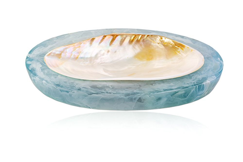Gifts - Resin with Shell Caviar Dish - LILY JULIET