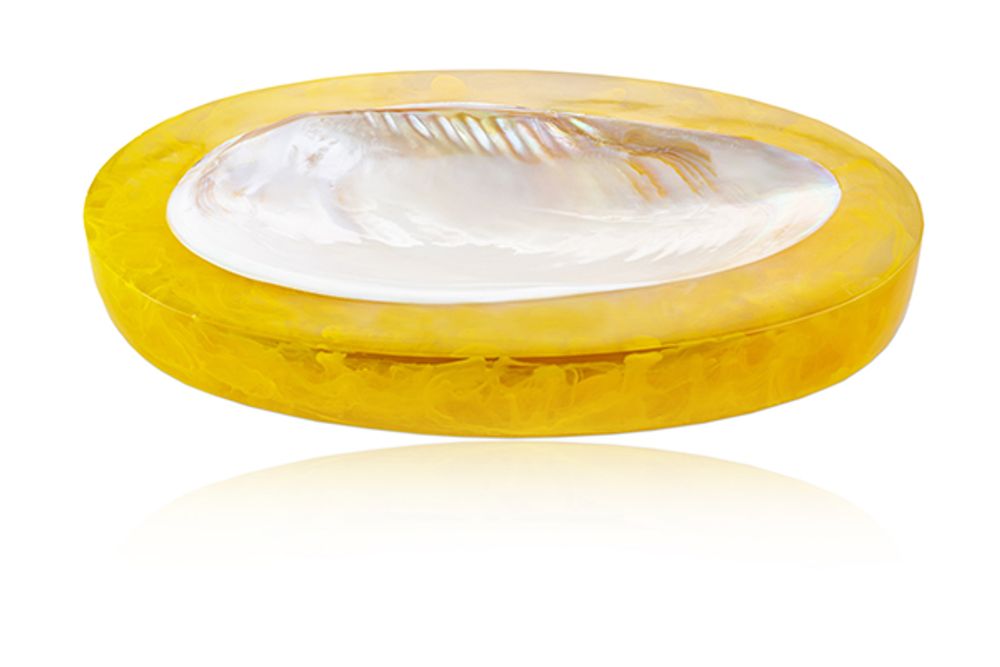 Gifts - Resin with Shell Caviar Dish - LILY JULIET