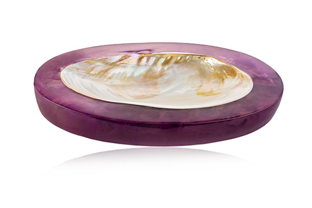 Gifts - Resin with Shell Caviar Dish - LILY JULIET