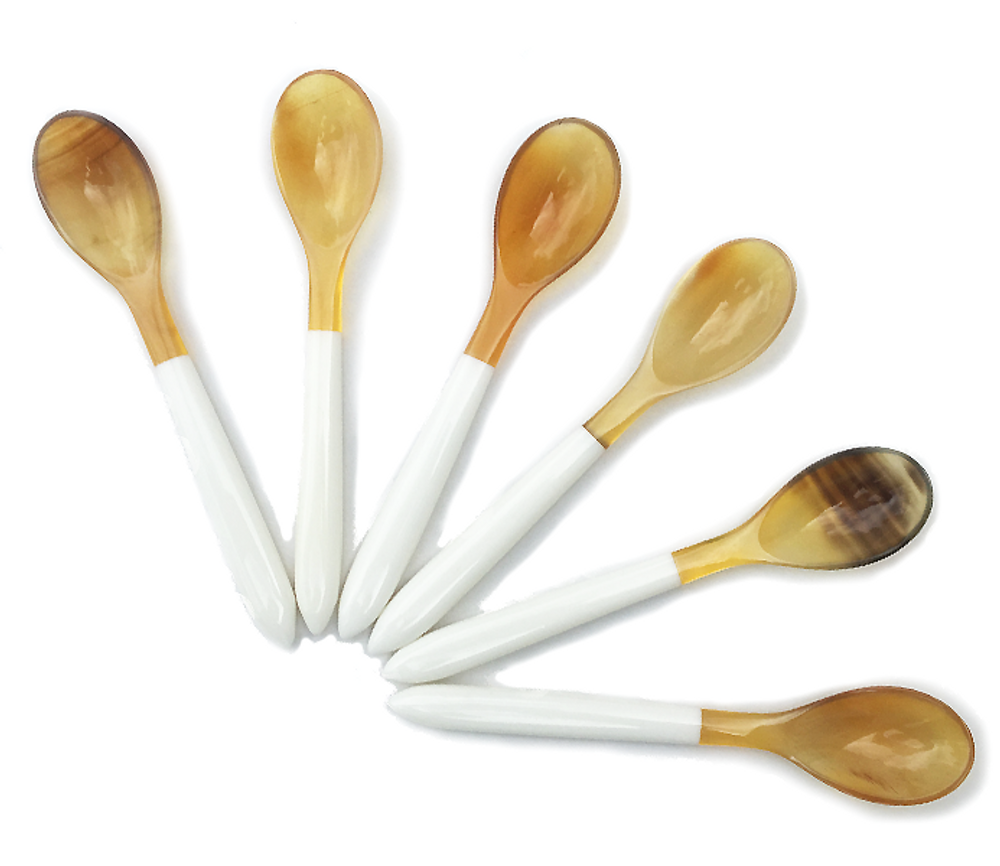 Flatware - Resin needle spoon with horn - LILY JULIET