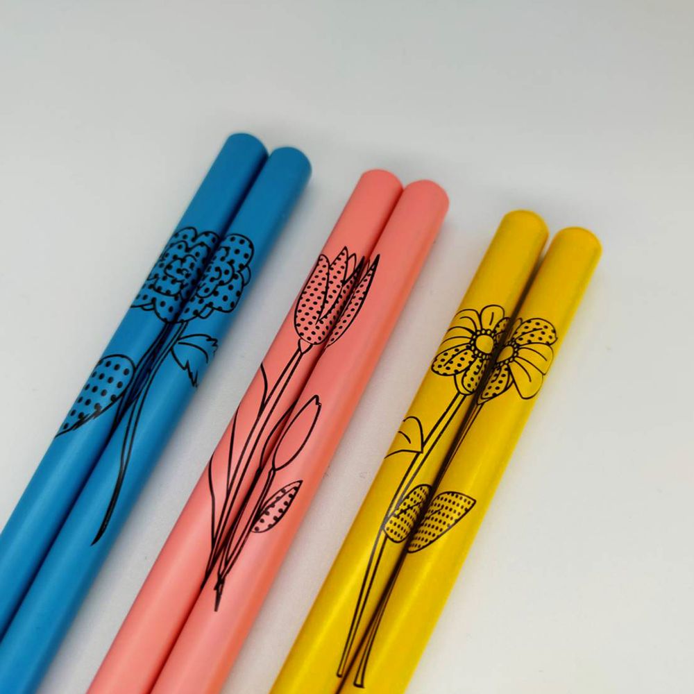 Gifts - Mellow flowers -modern design chopsticks- - HASHIFUKU