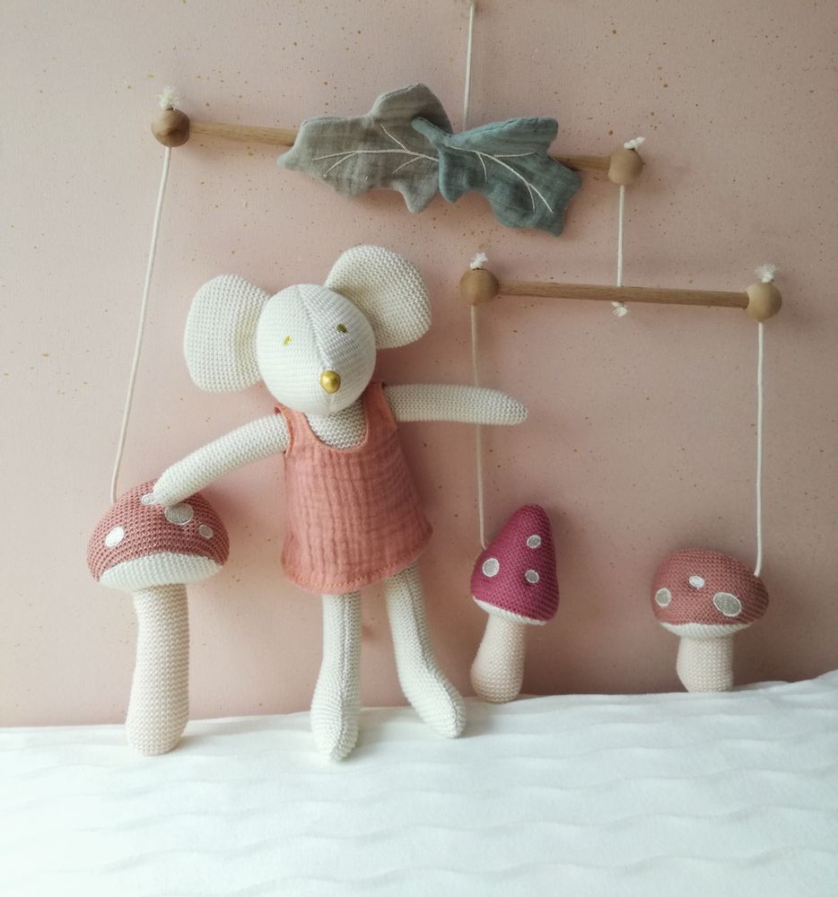 Children's decorative items - 700216 MOBILE MUSHROOM - EGMONT TOYS