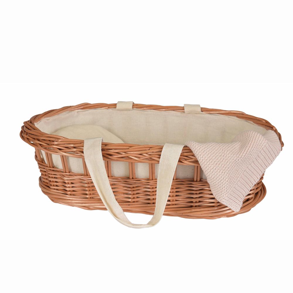 Toys - 700217 - WICKER CARRY COT - EGMONT TOYS