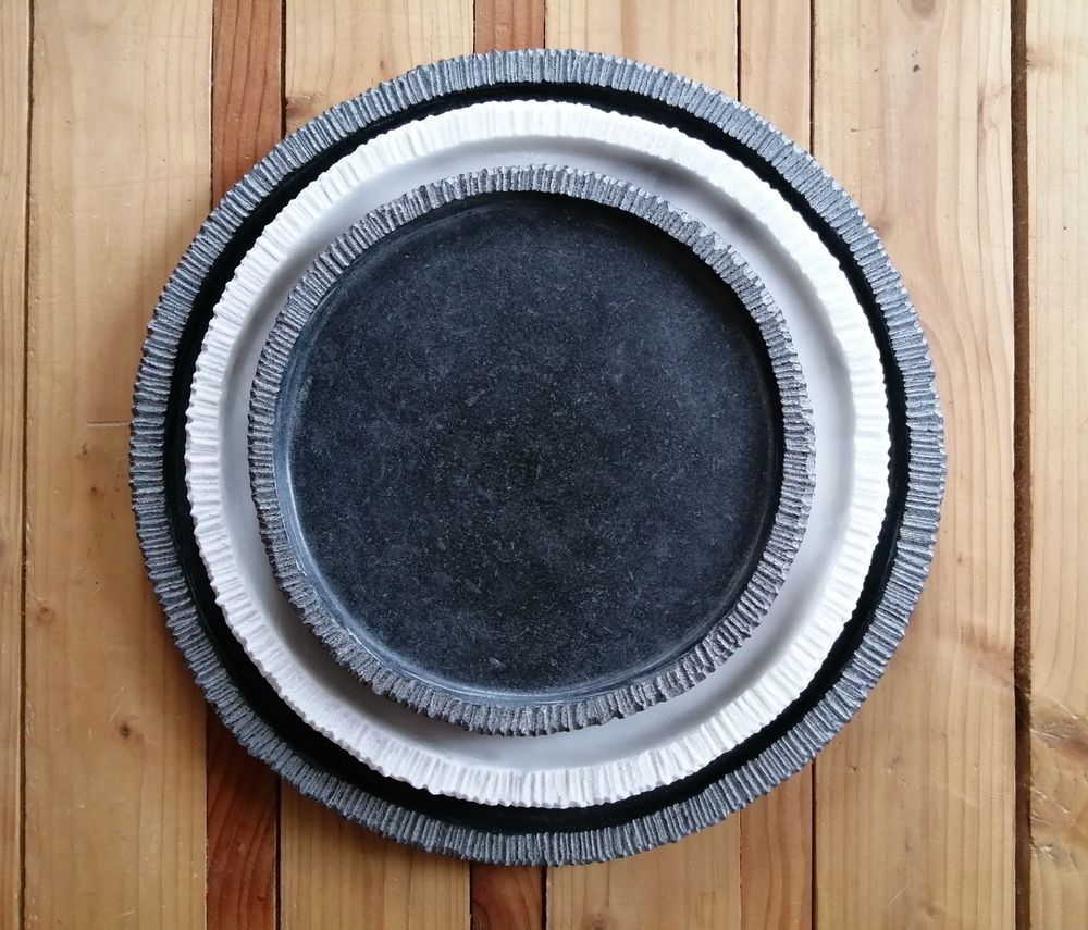 Trays - Stone Trays - LUCIE DELMAS SCULPTURE