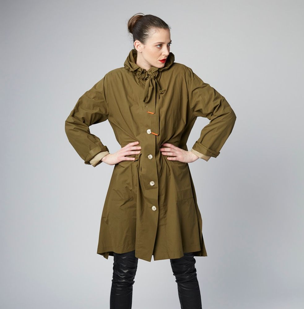 Apparel - The Classic Raincoat - Khaki - CUMULUS BY FRANCOISE PENDVILLE
