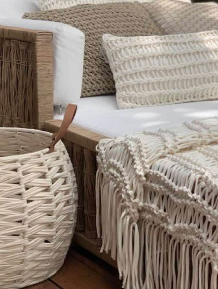 Coussins textile - Petit Coussin Antwerp Tricoté Coton - ELISA ATHENIENSE HOME