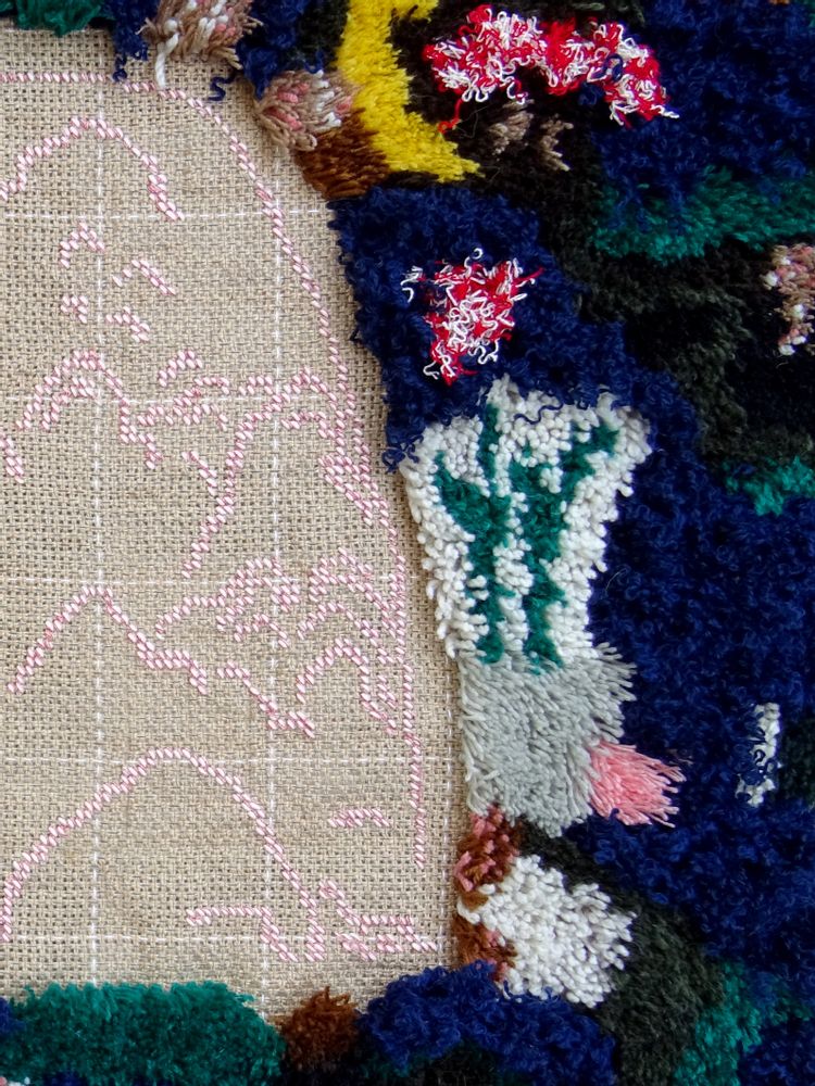 Decorative objects - Visit to the mountain (wall rug – 210)               - SARA PEREIRA ATELIER