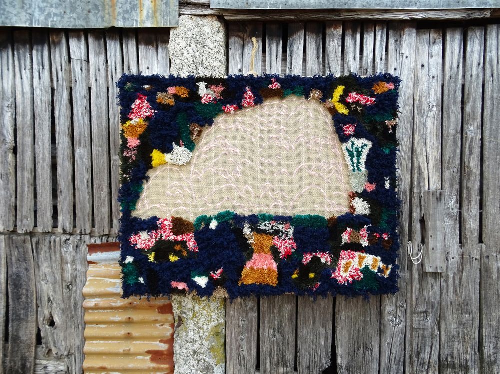 Decorative objects - Visit to the mountain (wall rug – 210)               - SARA PEREIRA ATELIER