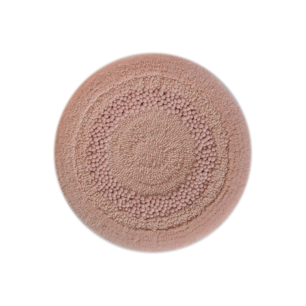 Design carpets - POCO32_MOMO design rug seat cushion pink 100%wool Φ32cm - ZAPPETO