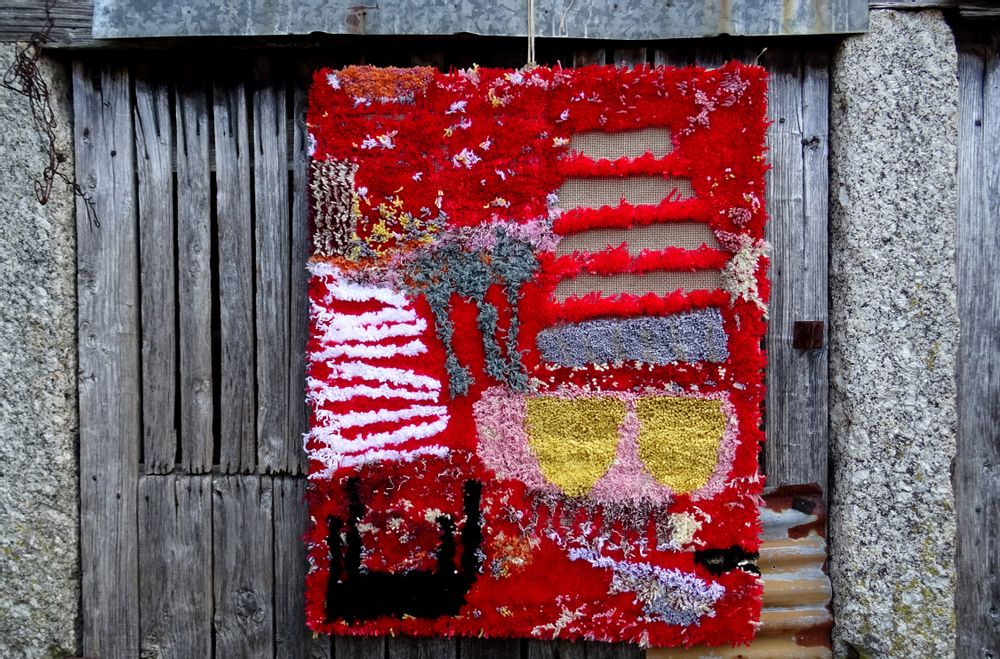 Tapis - Trees, mountains and a trip (tapis mural – 201)                 - SARA PEREIRA ATELIER