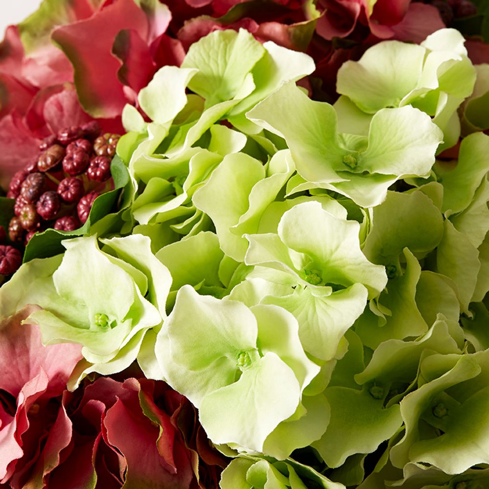Décorations florales - Assortiment d'hortensias - LOU DE CASTELLANE - Fleurs artificielles plus vraies que nature - LOU DE CASTELLANE