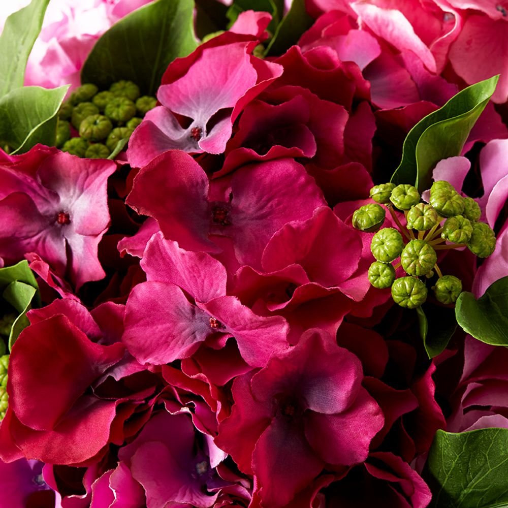 Décorations florales - Assortiment d'hortensias - LOU DE CASTELLANE - Fleurs artificielles plus vraies que nature - LOU DE CASTELLANE