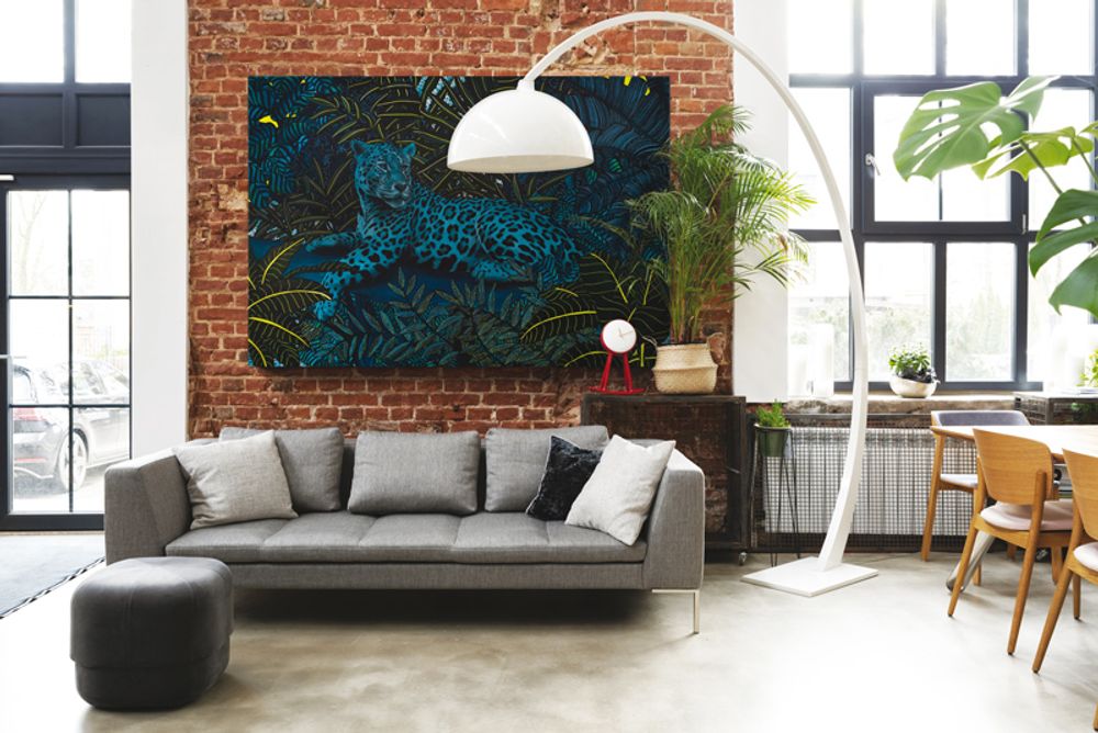 Paintings - PEINTURE PEINTURE - Mon elegant - 89 x 130 cm - Acrylic on canvas - Maison Fétiche - MAISON FÉTICHE