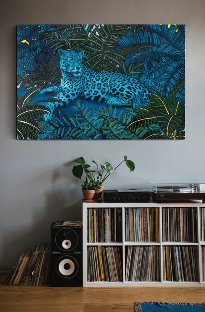 Paintings - PEINTURE PEINTURE - Mon elegant - 89 x 130 cm - Acrylic on canvas - Maison Fétiche - MAISON FÉTICHE