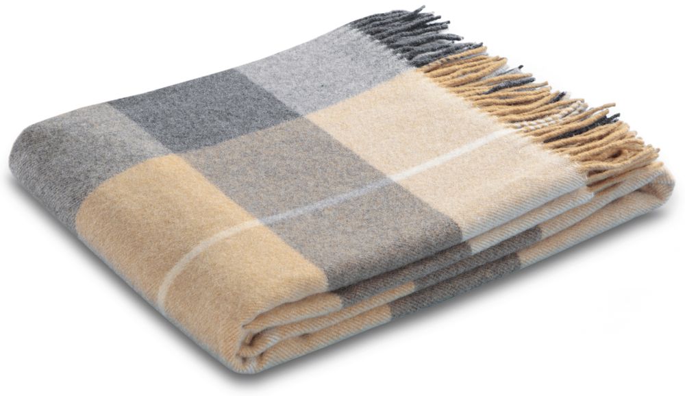 Throw blankets - Wool throw - Quito - BIEDERLACK