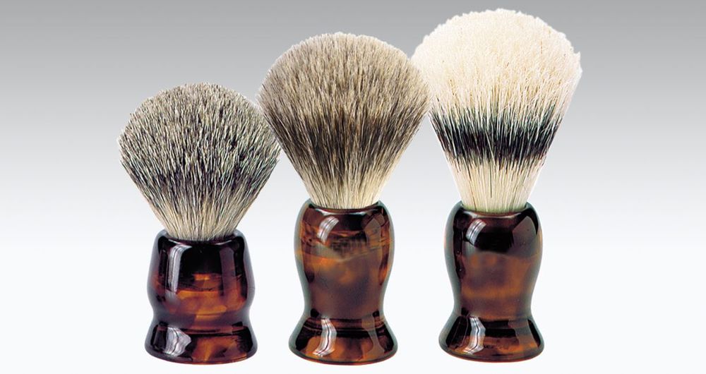 Cadeaux - Brosse à raser blaireau et accessoires Jaspe'. Perfection masculine - KOH-I-NOOR ITALY BEAUTY