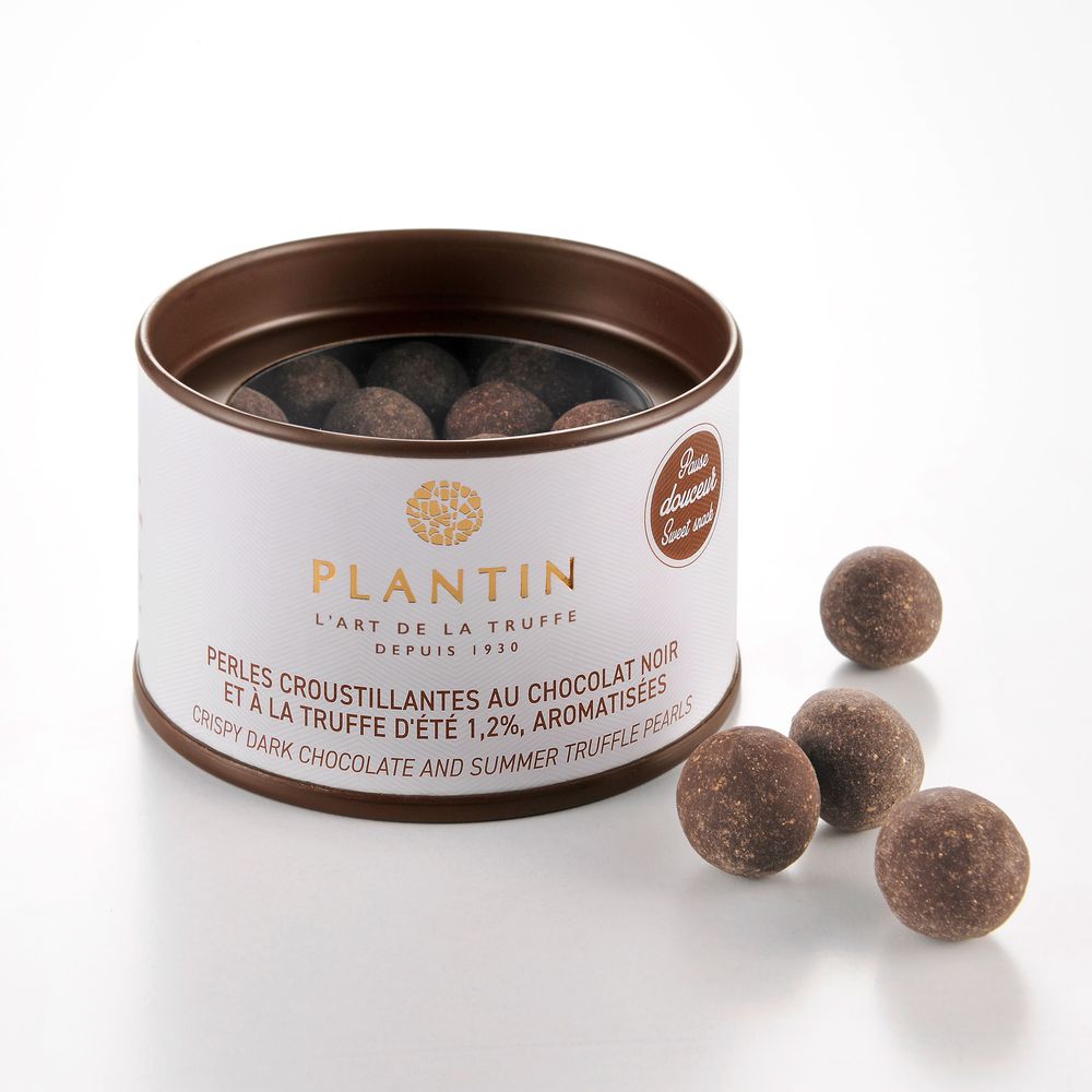 Chocolat - Perles croustillantes au chocolat noir et à la truffe - PLANTIN