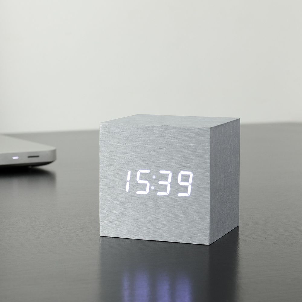 Clocks - Cube Click Clock - GINGKO