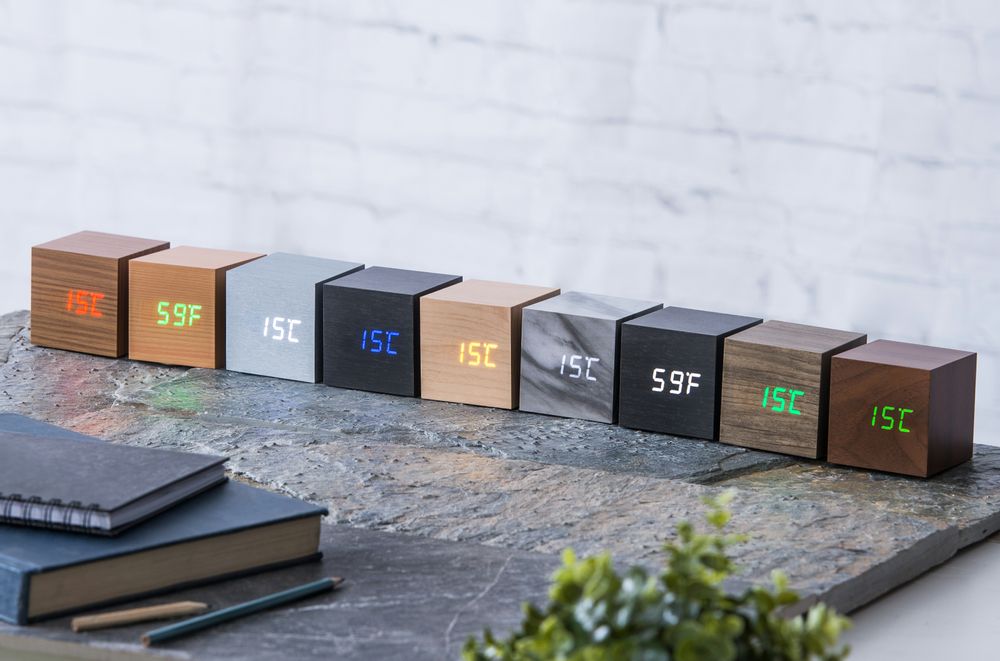 Clocks - Cube Click Clock - GINGKO