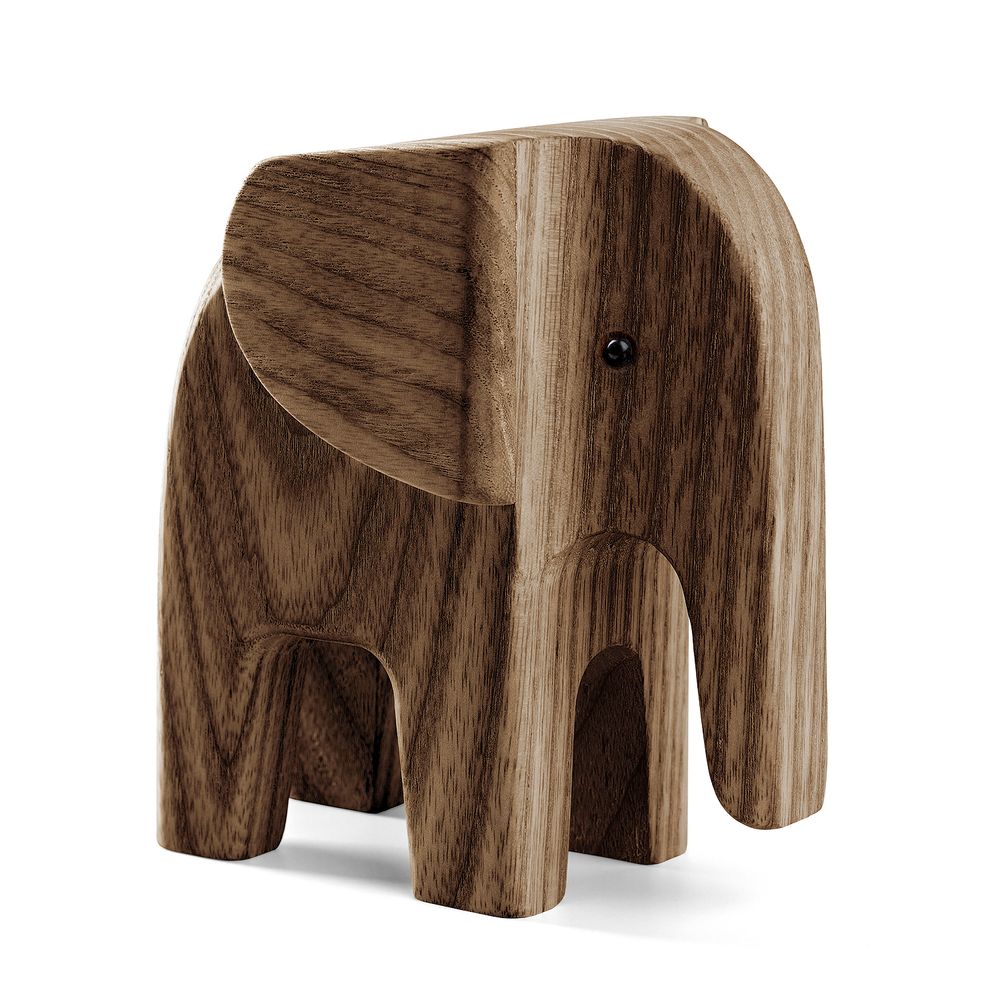 Gifts - Elephant, smoke stained ash - NOVOFORM